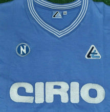 Load image into Gallery viewer, Napoli Maradona Cirio Linea Time 1984/85 Retro Home Shirt