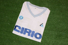 Load image into Gallery viewer, Napoli Maradona Cirio Linea Time 1984/85 Retro Home Shirt