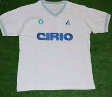 Load image into Gallery viewer, Napoli Maradona Cirio Linea Time 1984/85 Retro Home Shirt